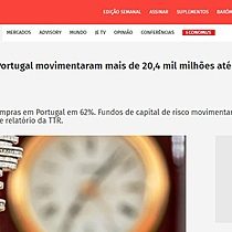 Fuses e aquisies em Portugal movimentaram mais de 20,4 mil milhes at setembro